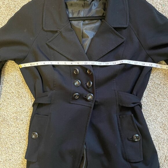 Sandro Sportswear Pea Coat with Bell Sleeves - Picture 3 of 7